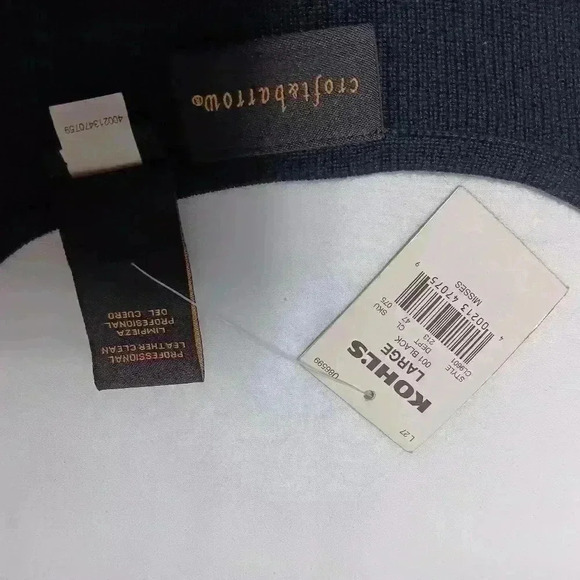 Ladies Leather vest.  Ladies size L - Picture 4 of 6